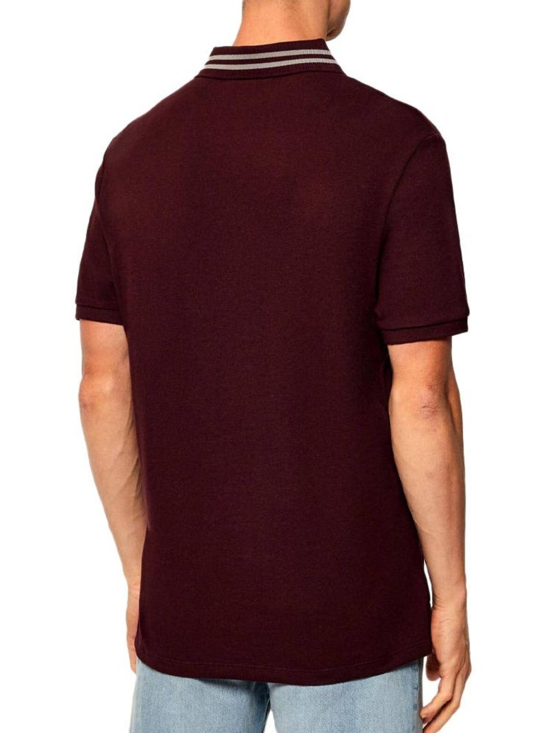 Polo Castanho Calvin Klein Jeans Piqué para Homem Castanho-capuccino - Kiabi