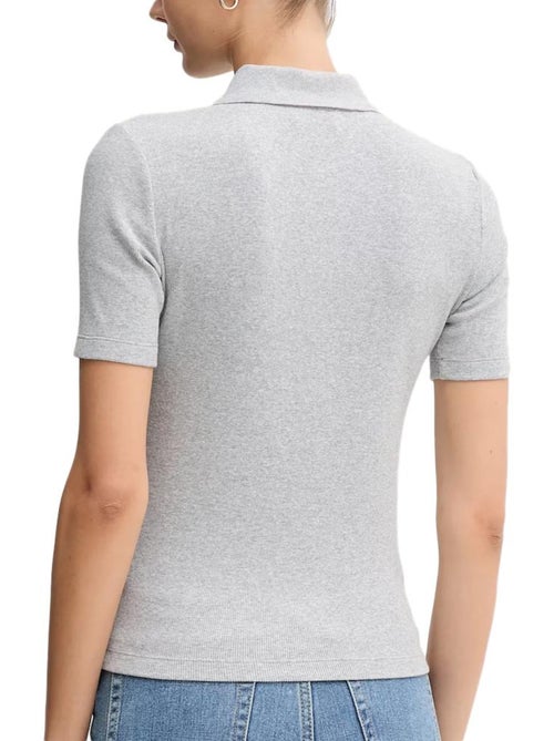Polo Cinzento Calvin Klein Jeans para Mulher LV047C907G - Kiabi Polo Cinzento Calvin Klein Jeans para Mulher LV047C907G - Kiabi