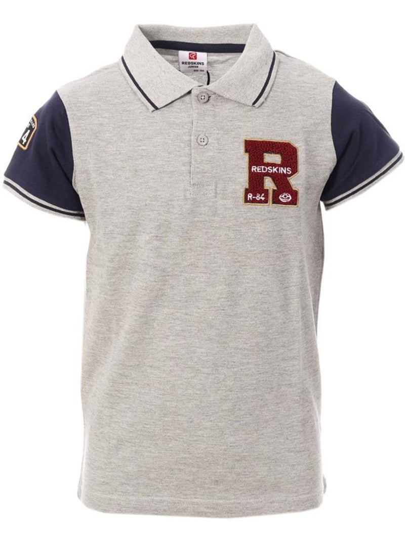 Polo Cinzento para Menino Redskins PO3044 Cinza-prateado - Kiabi