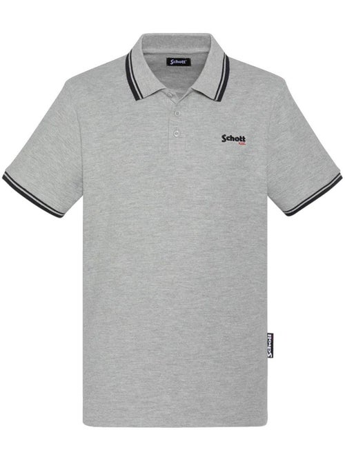 Polo Cinzento Schott PSWILL2 para Homem - Kiabi Polo Cinzento Schott PSWILL2 para Homem - Kiabi
