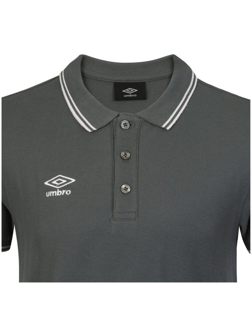 Polo Cinzento Umbro para Homem 806451 Cinza - Kiabi