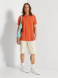 Polo com bolso frontal - Kiabi