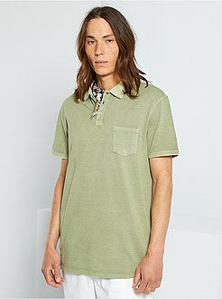 Polo com bolso frontal - Kiabi