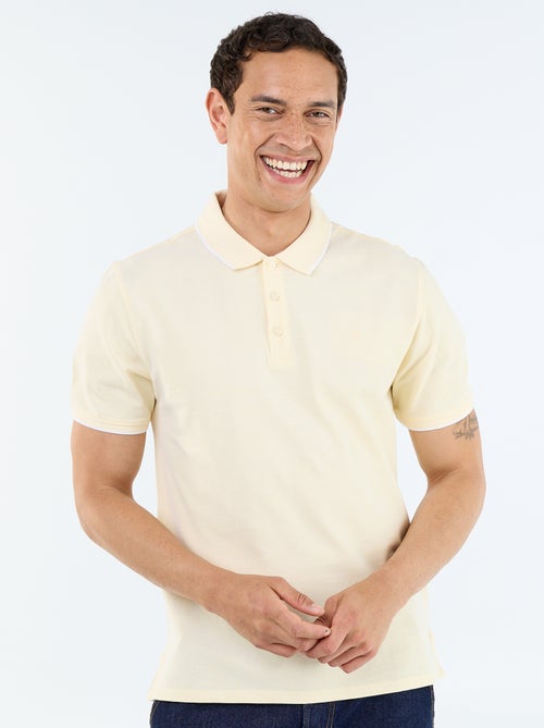 Polo com bordado no peito - Kiabi