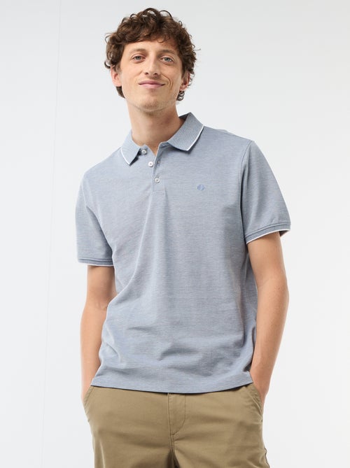 Polo com bordado no peito - Kiabi