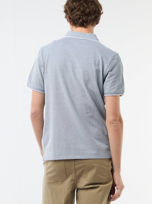 Polo com bordado no peito - Kiabi