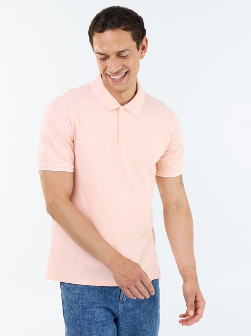 Polo com bordado no peito - Kiabi