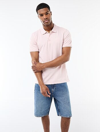 Polo com bordado no peito