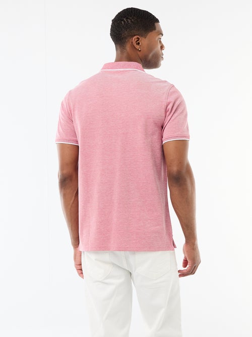 Polo com bordado no peito - Kiabi