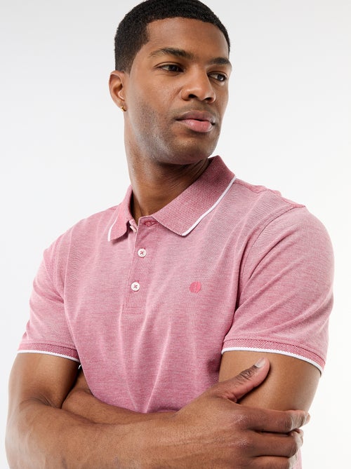 Polo com bordado no peito - Kiabi