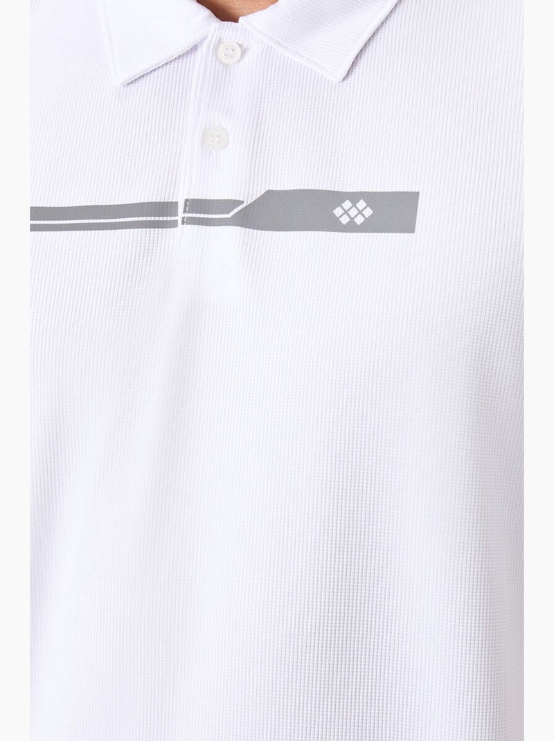 Polo com botões tommy Branco - Kiabi