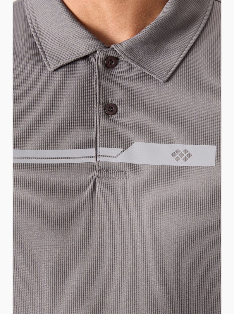 Polo com botões tommy Cinza - Kiabi