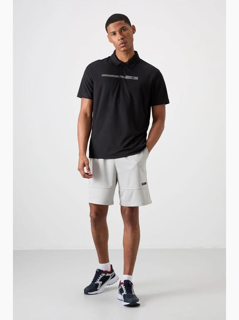 Polo com botões tommy Preto - Kiabi