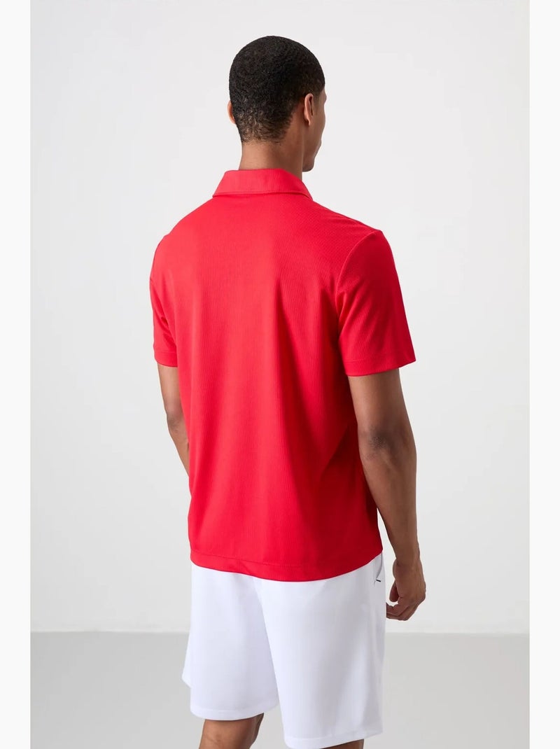 Polo com botões tommy Vermelho - Kiabi