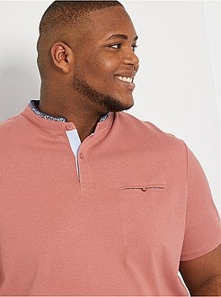 Polo com colarinho mao - Kiabi