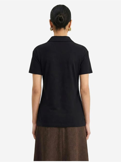 Polo com estampado de texto bordado lucci - Kiabi