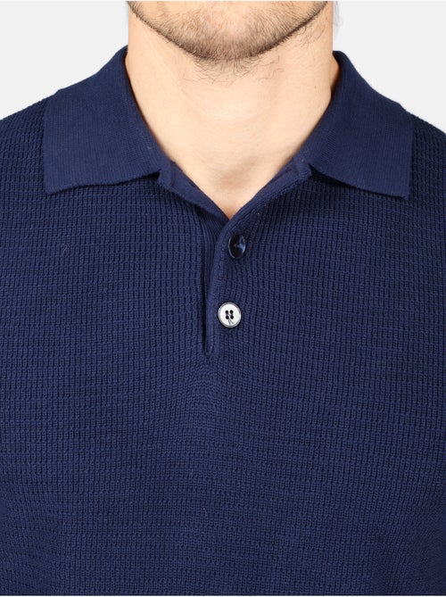 Polo com gola abotoada - Kenzarro - Kiabi