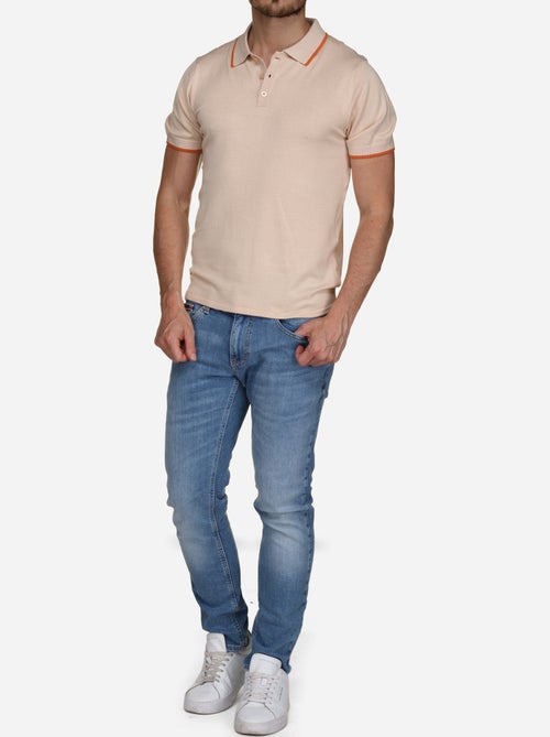 Polo com gola com debrum - Bill Tornade - Kiabi