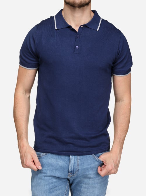 Polo com gola com debrum - Bill Tornade - Kiabi