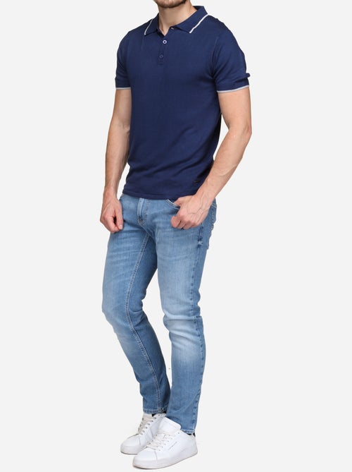 Polo com gola com debrum - Bill Tornade - Kiabi