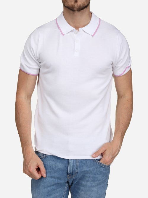 Polo com gola com debrum - Bill Tornade - Kiabi