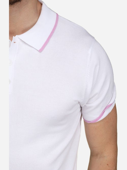 Polo com gola com debrum - Bill Tornade - Kiabi