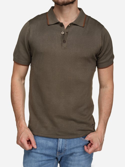 Polo com gola com debrum - Bill Tornade - Kiabi