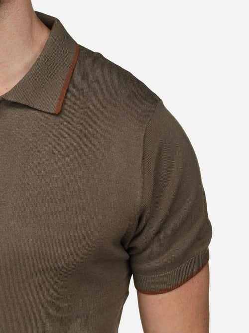 Polo com gola com debrum - Bill Tornade - Kiabi