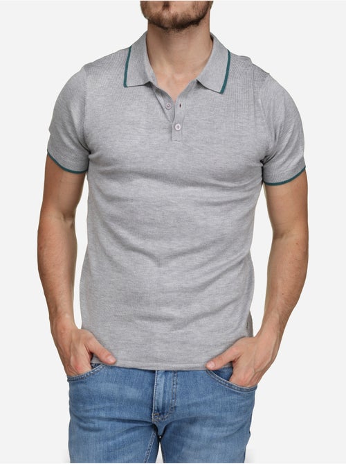 Polo com gola com debrum - Bill Tornade - Kiabi