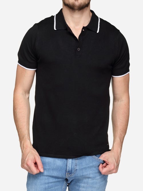 Polo com gola com debrum - Bill Tornade - Kiabi Polo com gola com debrum - Bill Tornade - Kiabi