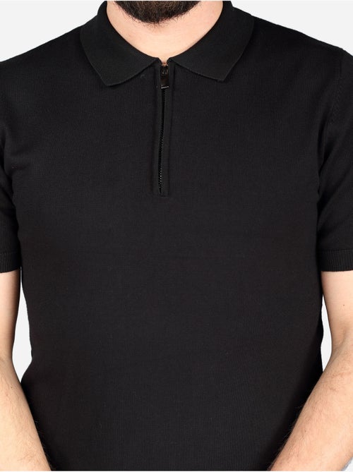 Polo com gola com fecho - Frilivin - Kiabi