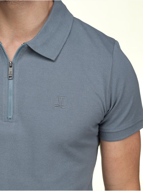 Polo com gola com fecho - Torrente - Kiabi Polo com gola com fecho - Torrente - Kiabi
