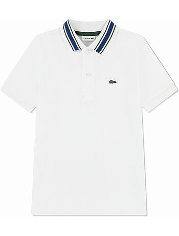 Polo com gola de polo - lacoste