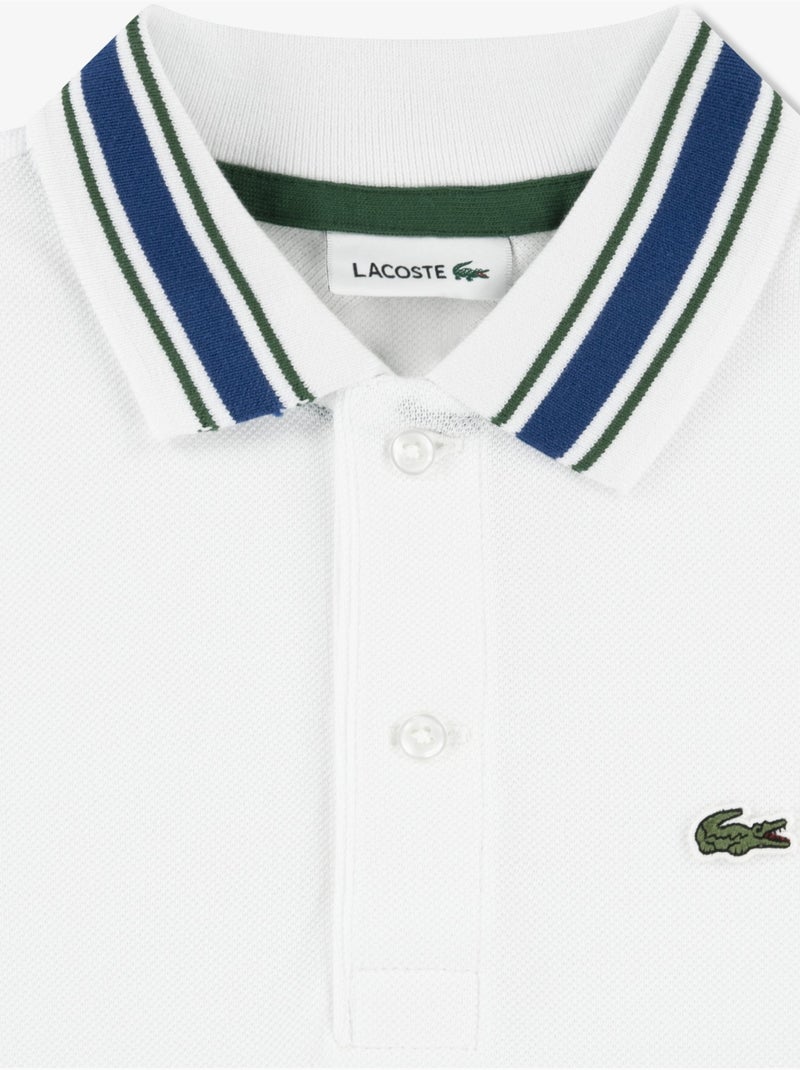 Polo com gola de polo - lacoste Branco - Kiabi