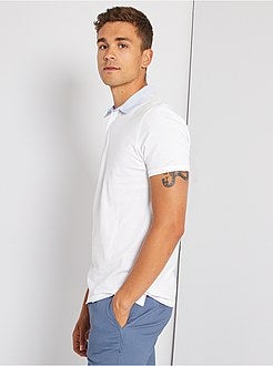 Polo com gola oxford - Kiabi