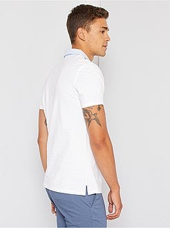 Polo com gola oxford - Kiabi