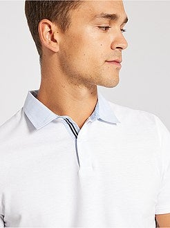 Polo com gola oxford - Kiabi