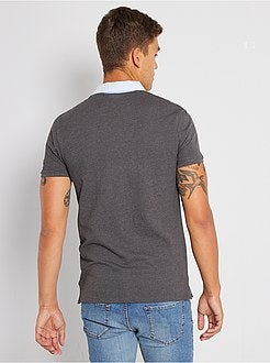 Polo com gola oxford - Kiabi