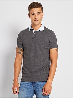 Polo com gola oxford - Kiabi