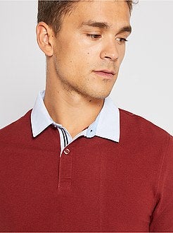 Polo com gola oxford - Kiabi