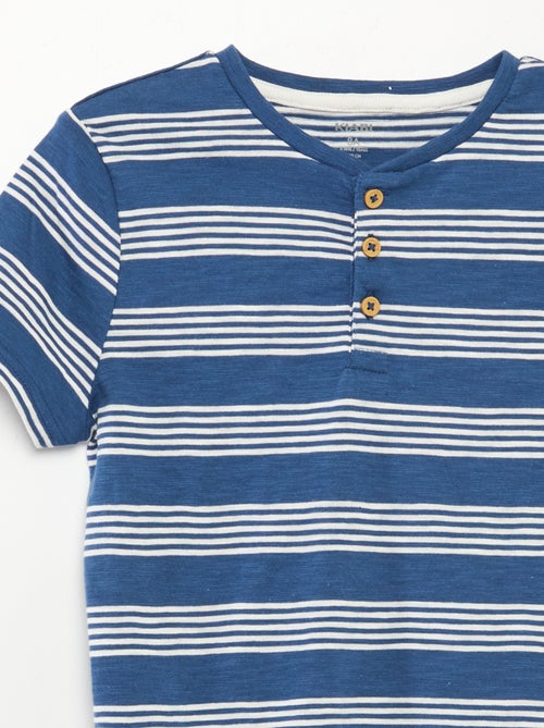 Polo com gola tunisina - Kiabi