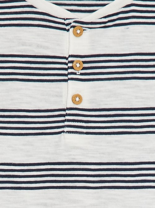 Polo com gola tunisina - Kiabi