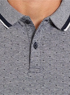 Polo com micromotivo jacquard - Kiabi