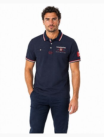 Polo com riscas contrastantes konbustybleak – canadian peak