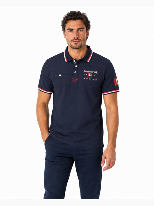 Polo com riscas contrastantes konbustybleak – canadian peak - Kiabi