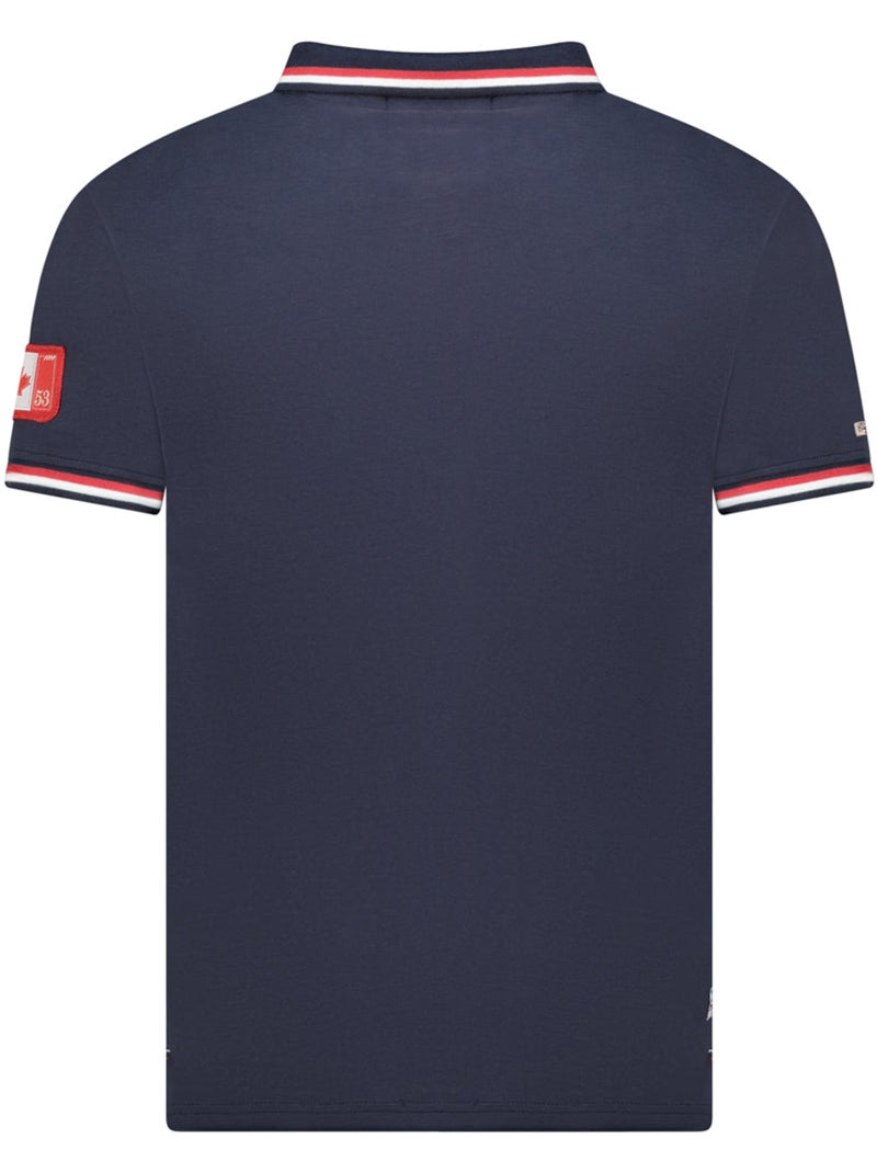Polo com riscas contrastantes konbustybleak – canadian peak Azul-marinho - Kiabi