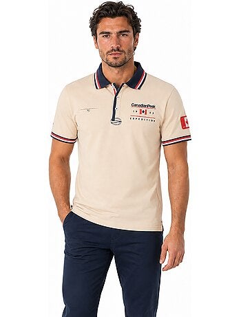 Polo com riscas contrastantes konbustybleak – canadian peak