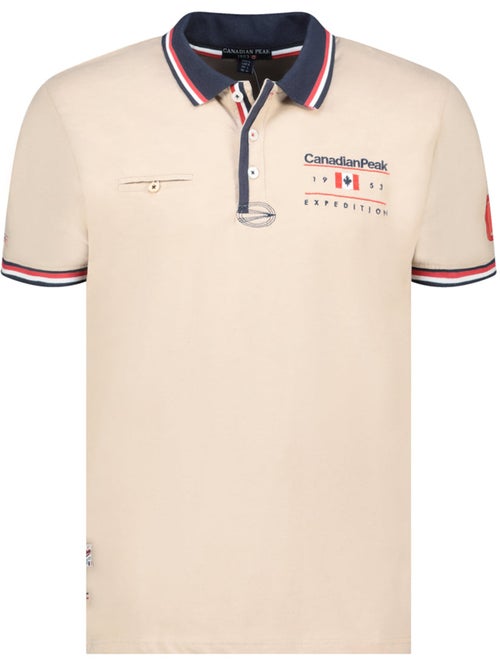 Polo com riscas contrastantes konbustybleak – canadian peak - Kiabi