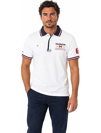 Polo com riscas contrastantes konbustybleak – canadian peak
