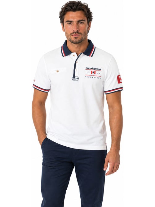 Polo com riscas contrastantes konbustybleak – canadian peak - Kiabi